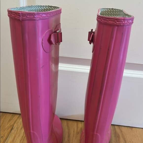 Hunter Pink Rain Boots - Picture 5 of 7